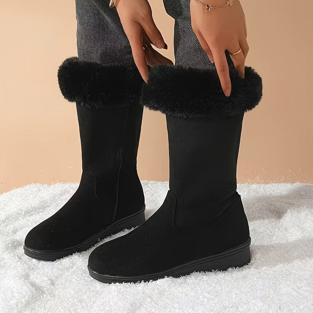 Corvelle | Women's Waterproof Winter Snow Boots - Black - Image 1