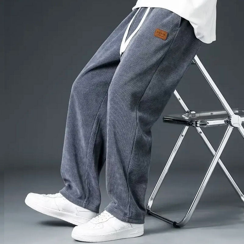 Fennara | Women's Wide Leg Sweatpants Relaxed Fit - Grey - Image 1