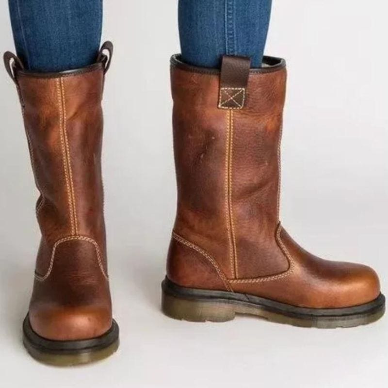 Halvenna | Women's Waterproof Winter Snow Boots - Brown - Image 2