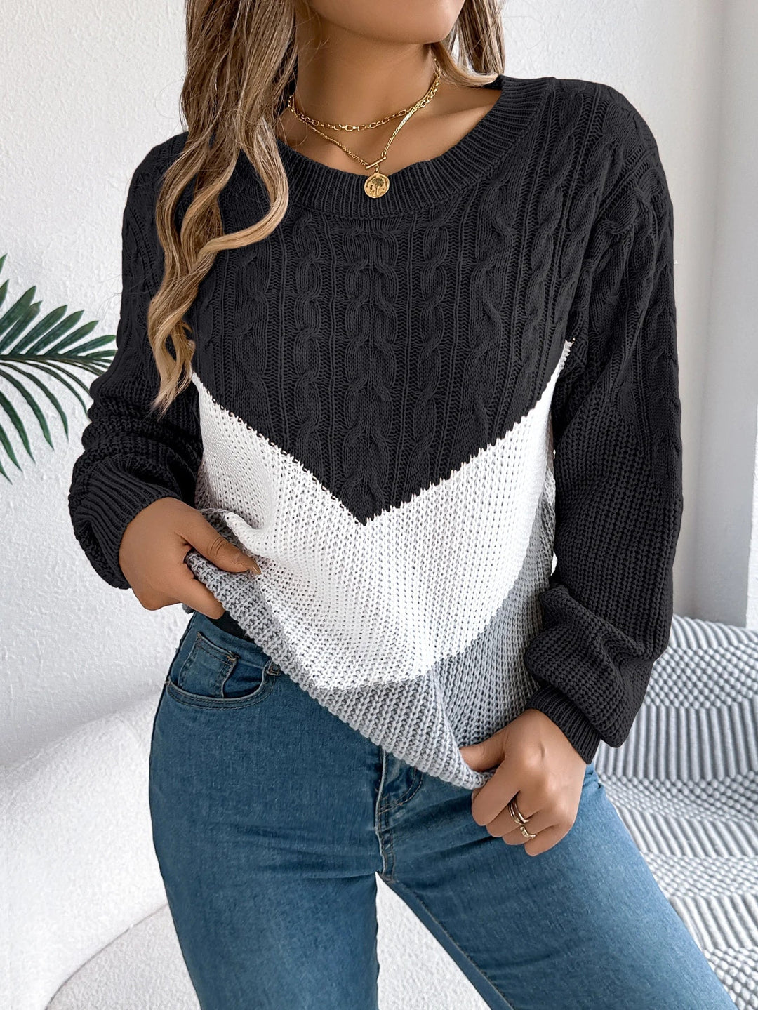 Halvette | Women's Oversized Knit Sweater - Image 1