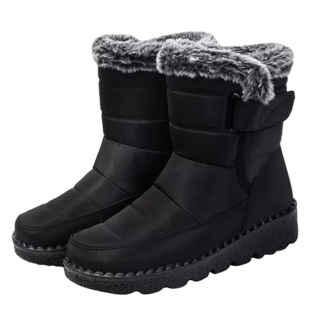 Marvelle | Women's Waterproof Winter Snow Boots - Navy - Image 2