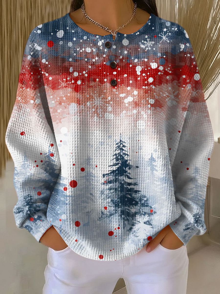 Quindella | Women's Oversized Christmas Knit Sweater - Image 1