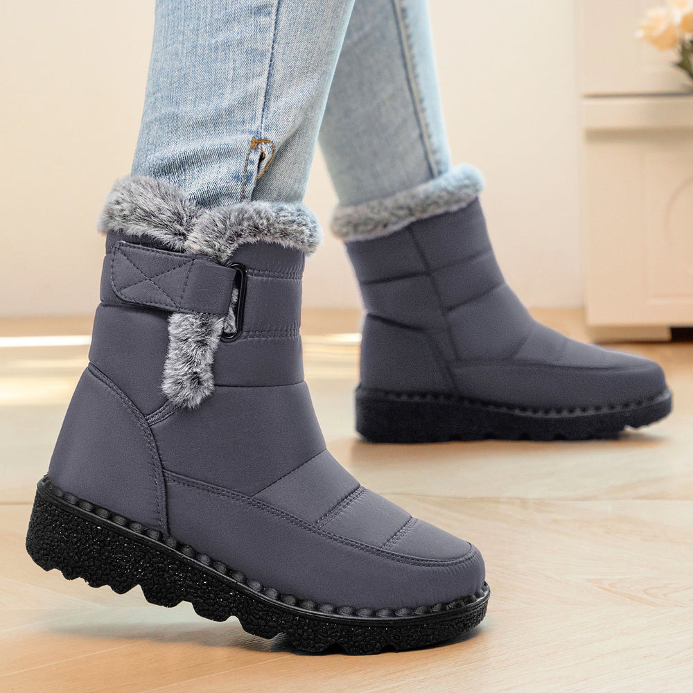 Threnova | Women's Waterproof Winter Snow Boots - Navy - Image 2