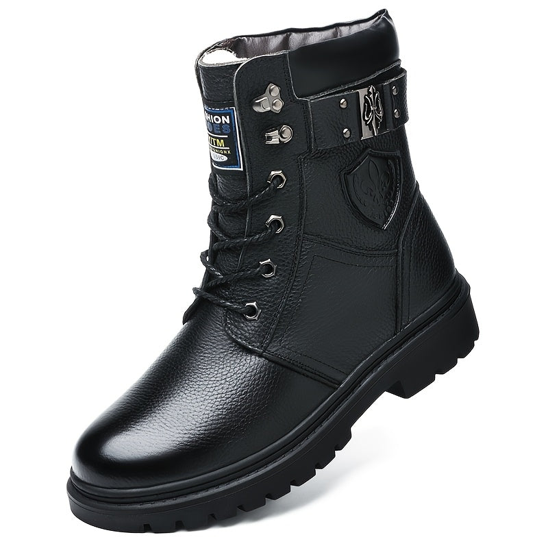 Trevick | Women's Waterproof Winter Snow Boots High-Top - Black - Image 1